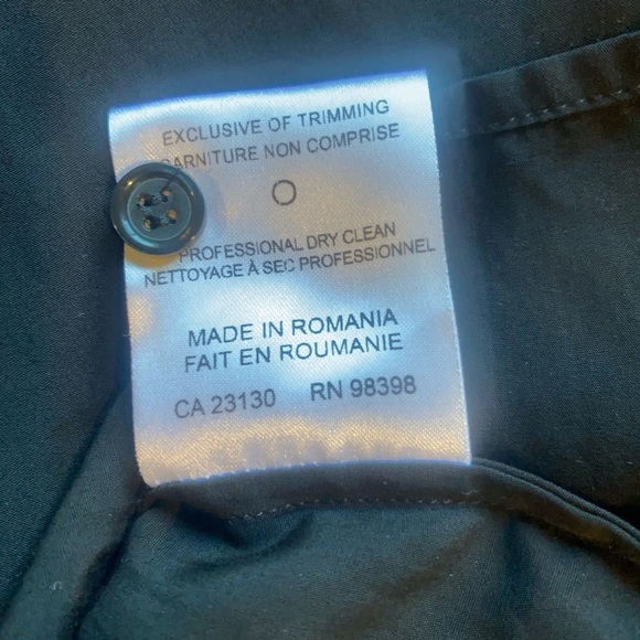 NWT Judith & Charles  Black Heirloom Midi Shirt Dress Size 4 $450 MSRP‎ - Picture 9 of 10